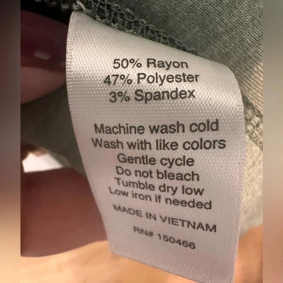 Stitch Fix Market And Spruce Perni Button Detail Knit Dress, Heather Green NWT - Picture 6 of 7